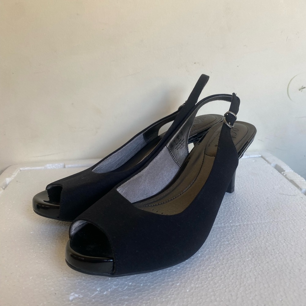 Black Life Stride Heels